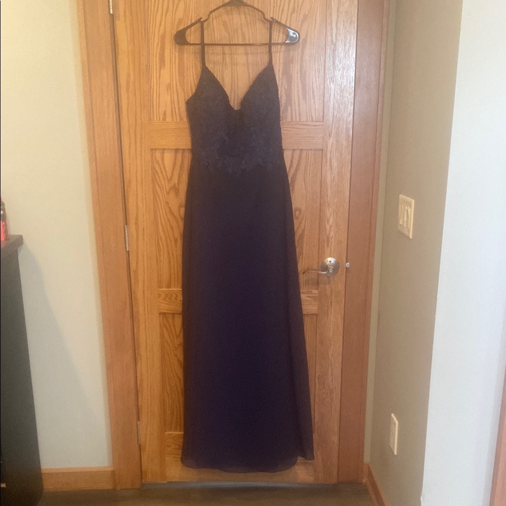 Dark Blue Lace Dress XS NWOT